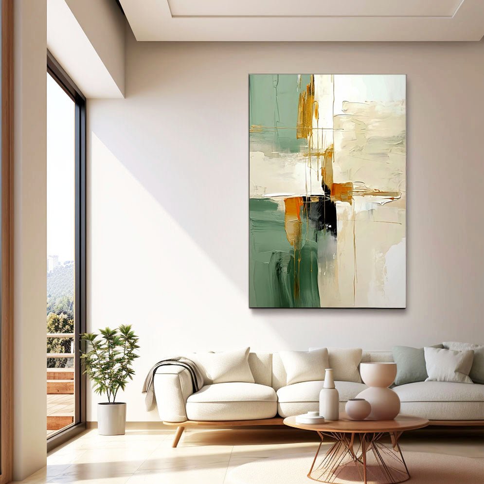 Abstract Plaster Painting "Nirvana"