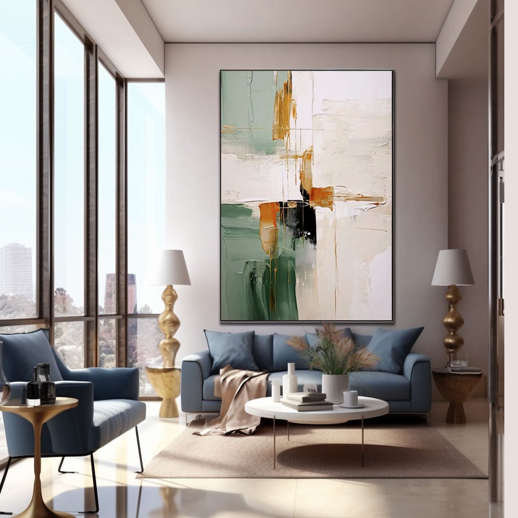 Abstract Plaster Painting "Nirvana"