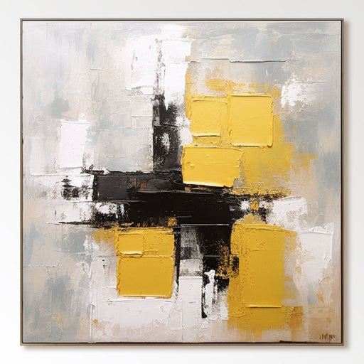 Abstract Plaster Painting 