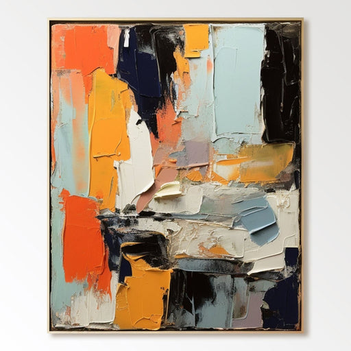 Abstract Plaster Painting 