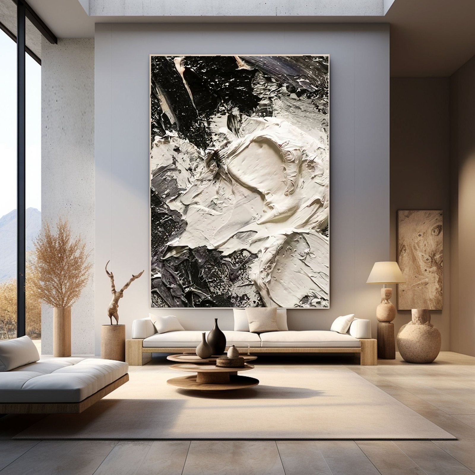 Abstract Plaster Painting "Voidia"
