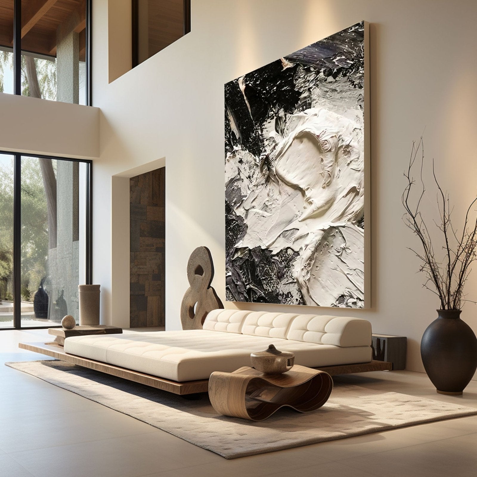 Abstract Plaster Painting "Voidia"