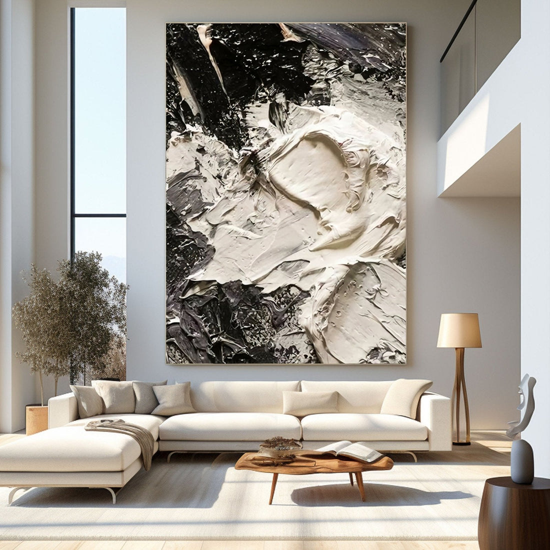 Abstract Plaster Painting "Voidia"