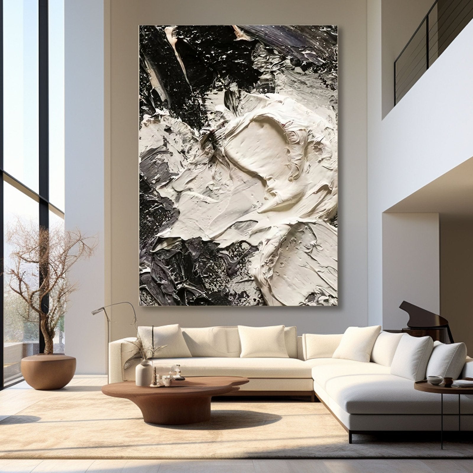 Abstract Plaster Painting "Voidia"