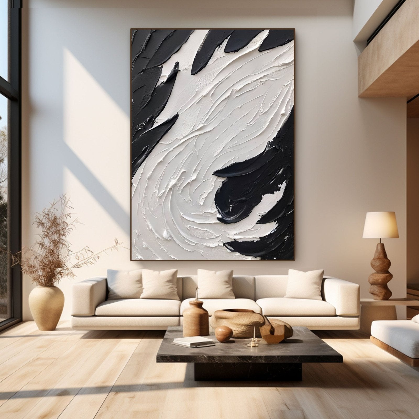 Abstract Plaster Painting "Zenith"