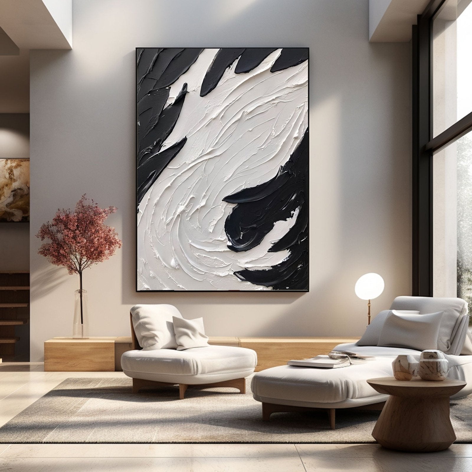 Abstract Plaster Painting "Zenith"