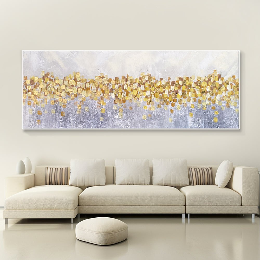 Abstract Plaster Wall Art  "Radiance"