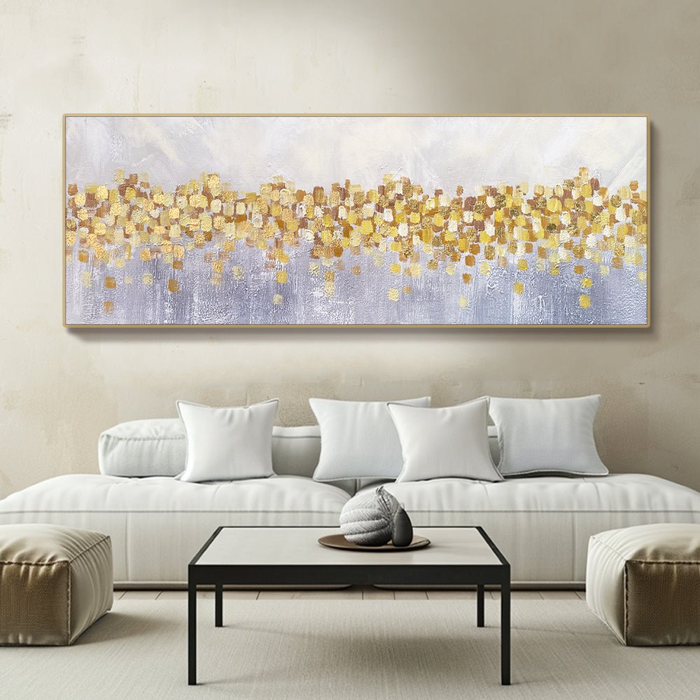 Abstract Plaster Wall Art  "Radiance"
