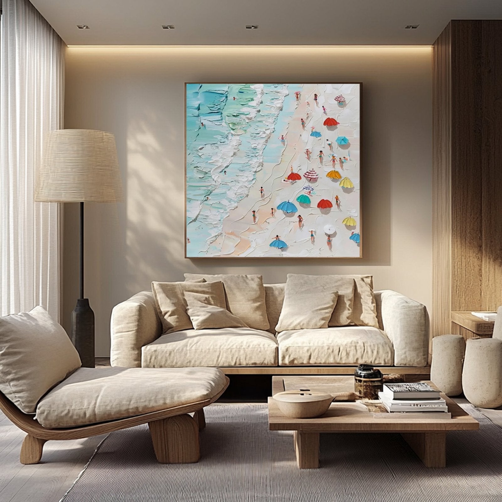 Abstract Textured Painting  "Lucille Côtière“