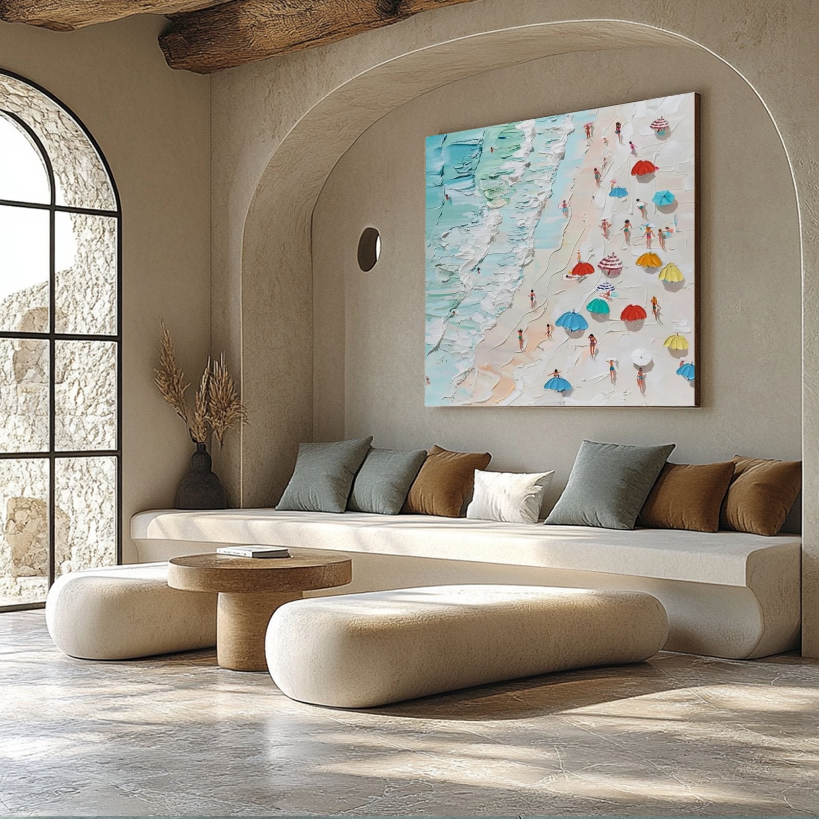 Abstract Textured Painting  "Lucille Côtière“