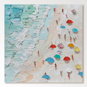 Abstract Textured Painting  "Lucille Côtière“