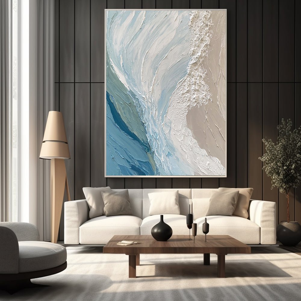 Abstract Textured Painting  "Pause"