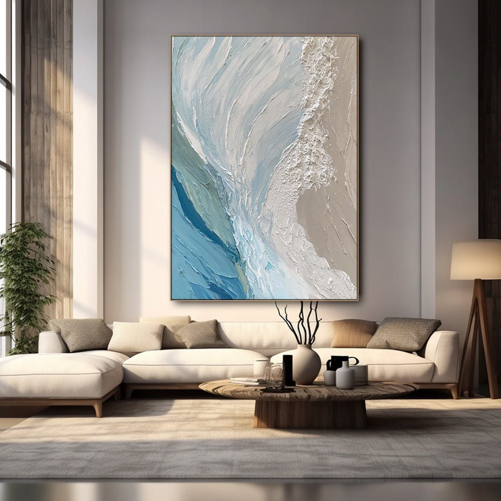 Abstract Textured Painting  "Pause"