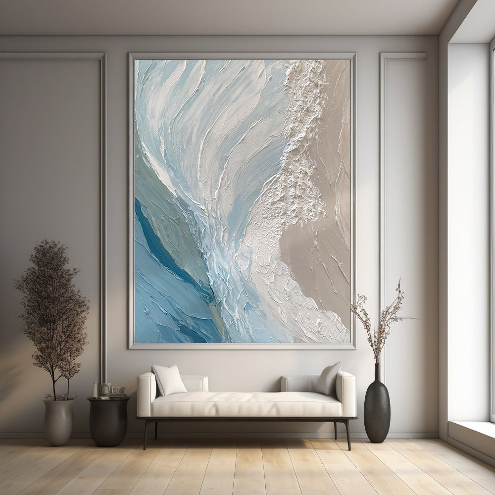 Abstract Textured Painting  "Pause"