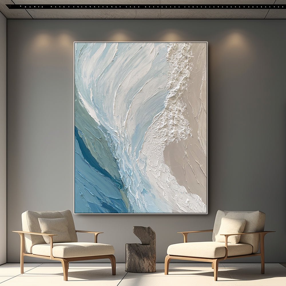 Abstract Textured Painting  "Pause"