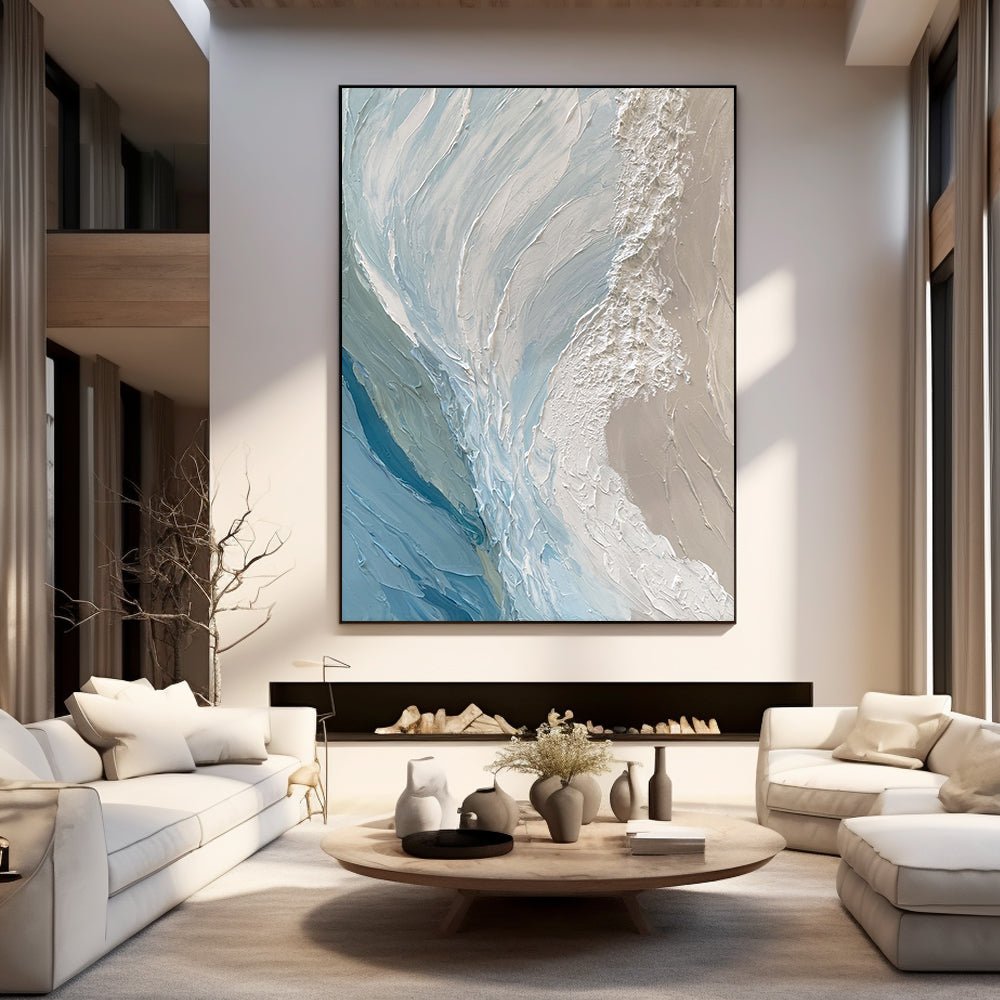 Abstract Textured Painting  "Pause"