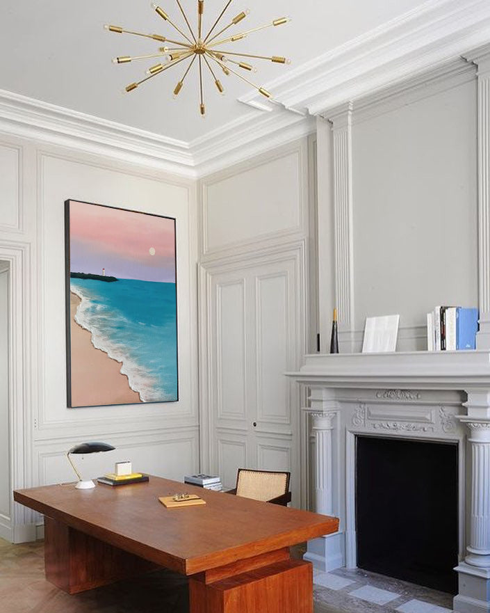 Strand &amp; Hav Lærredskunst #BE011