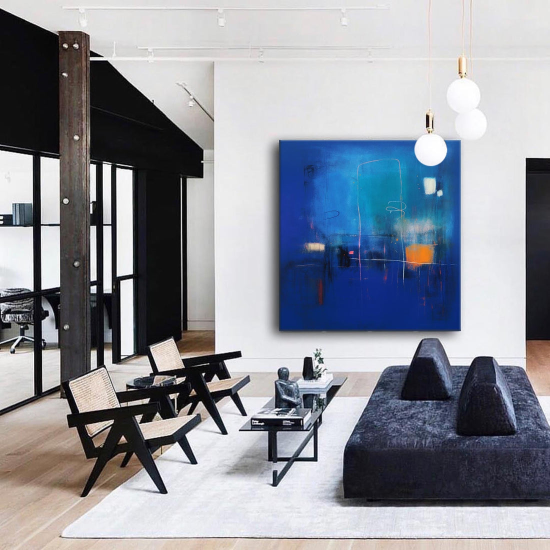 Abstract Canvas Art #AB204