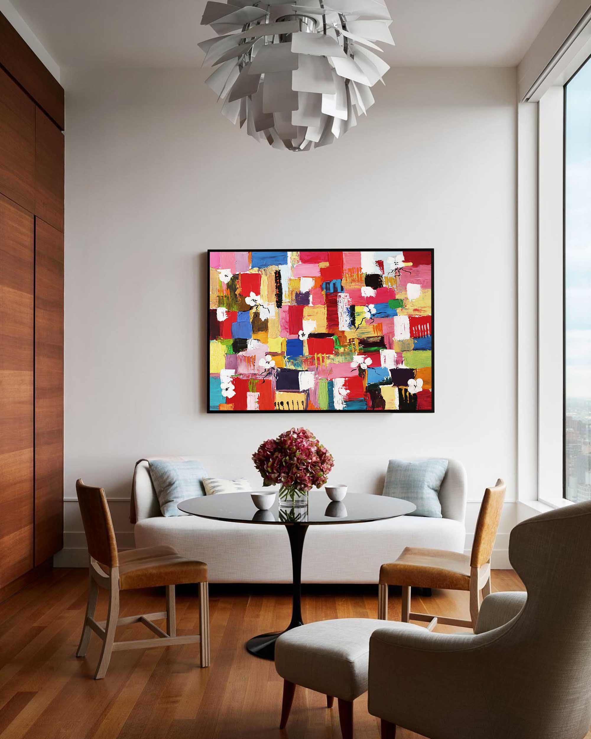 Abstract Canvas Art AB255 - Modern Wall Decor for Contemporary Spaces