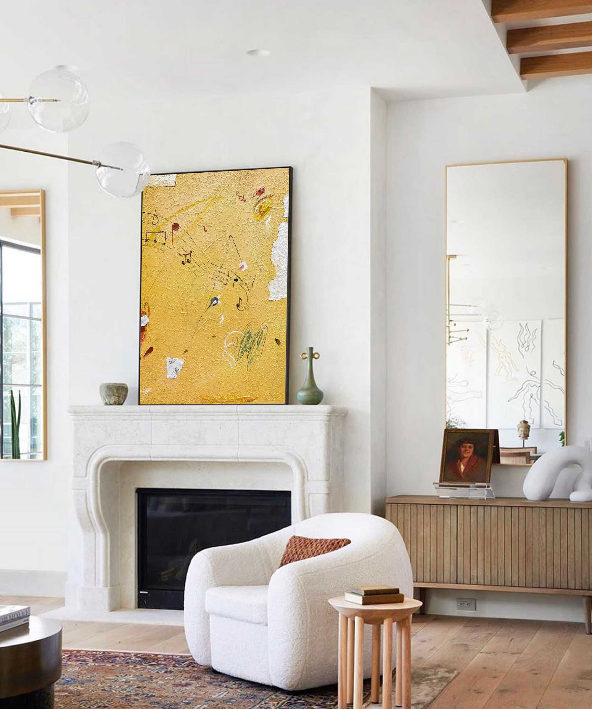 Minimalistisk lærredskunst #MI007