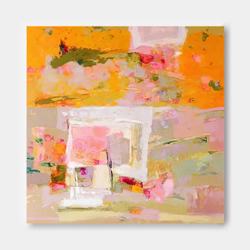 Abstrakt lærredskunst #AB106