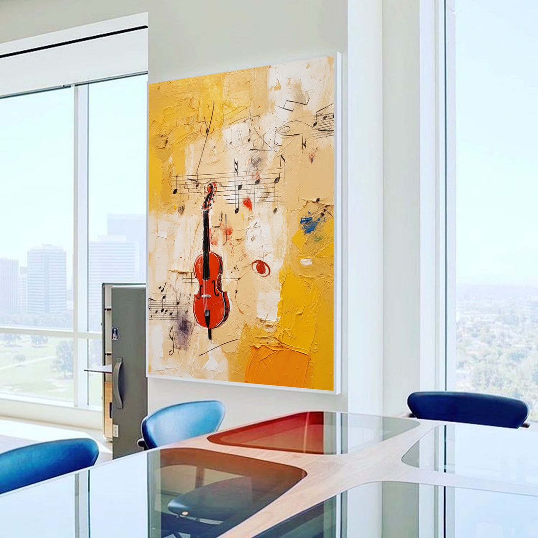 Abstract Canvas Art #AB154