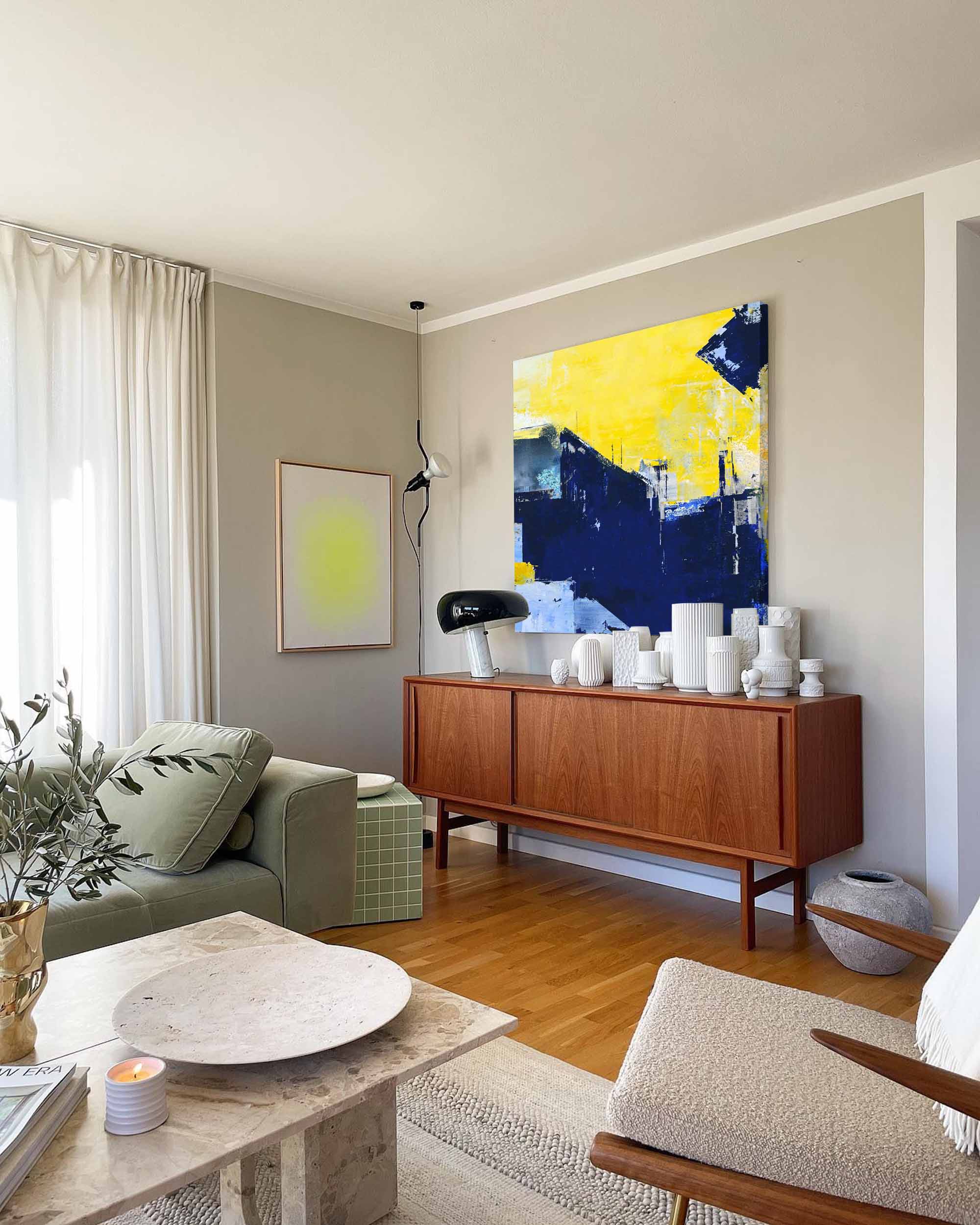 Abstrakt lærredskunst #AB145