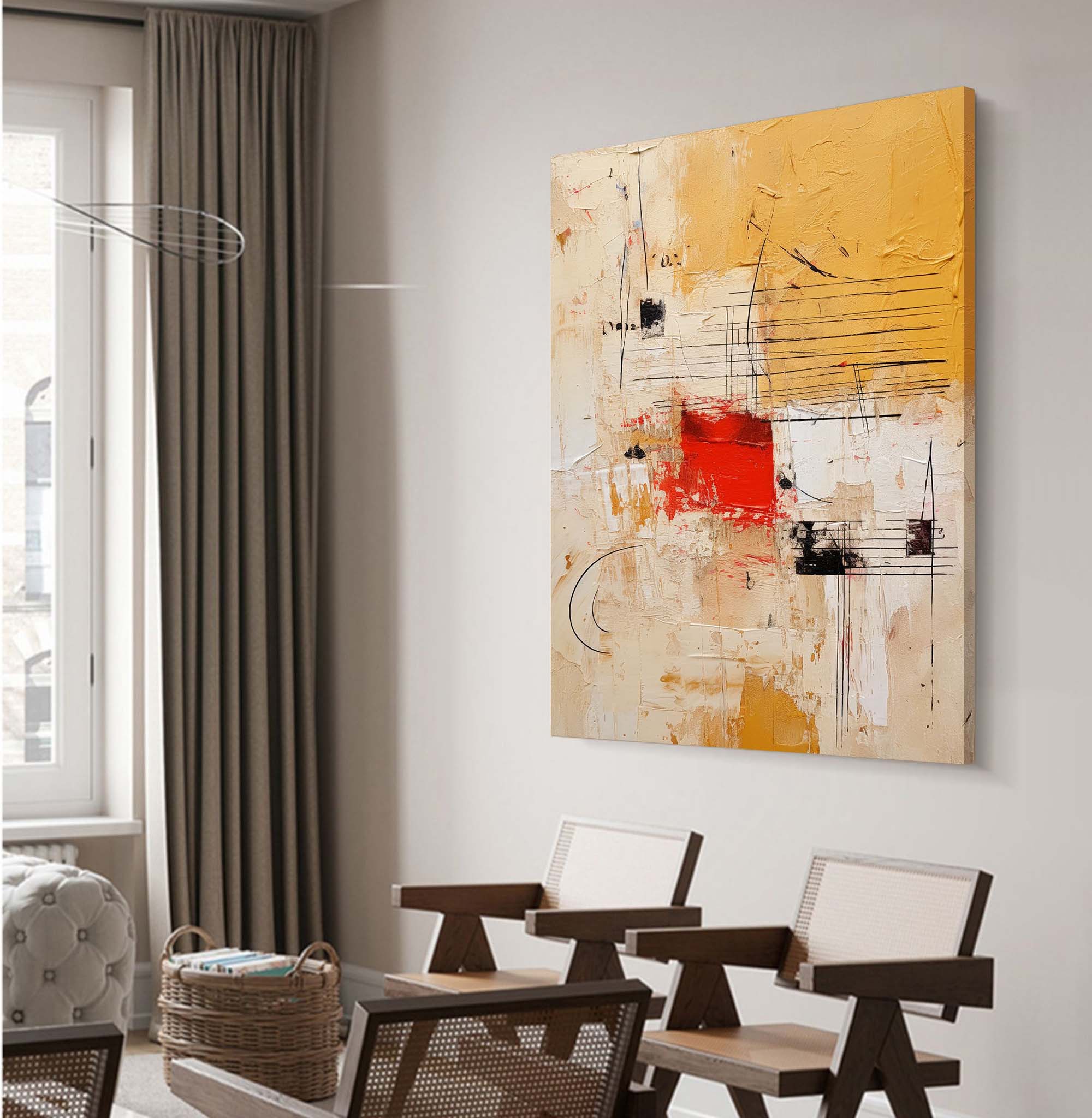 Abstract Canvas Art #AB159