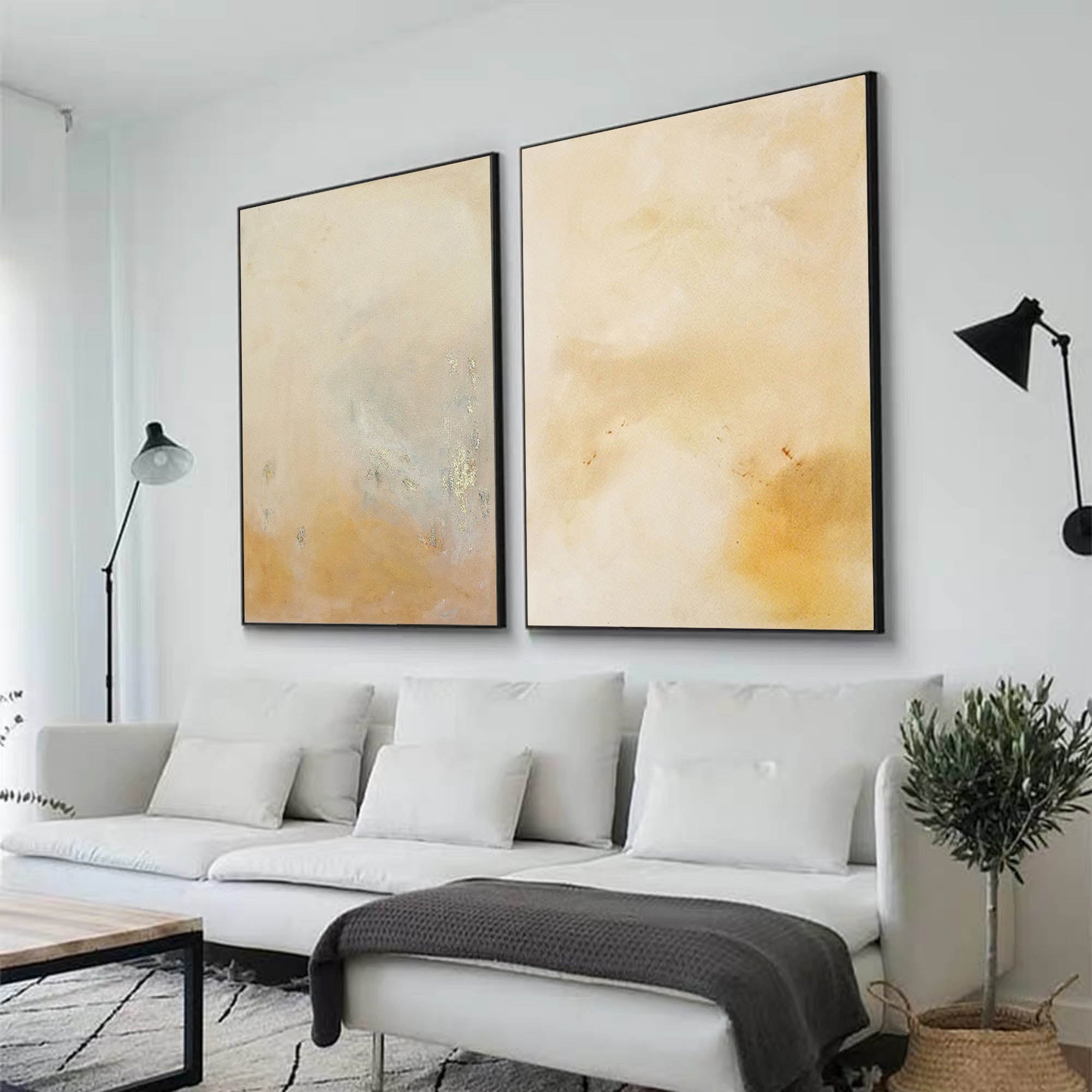 Minimalistisk lærredskunst #MI026