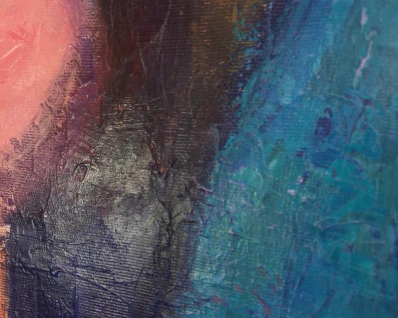 Original Abstract Woman Paintings On Canvas Female Face Art Palette Knife Painting Figurative Artwork Surreal Painting for Living Room Decor