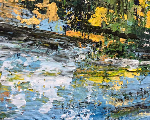 Abstract Painting on Canvas Landscape Painting Original Forest Wall Art Modern Acrylic Painting Original oil Fine Art for Home Decor