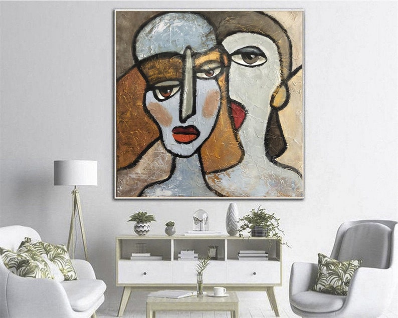 Original Painting On Canvas Large Abstract Paintings On Canvas Of Women Original Artwork Abstract Acrylic Painting On Canvas Modern Handmade