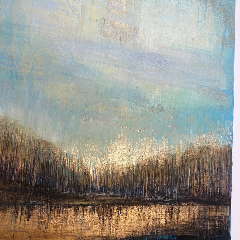 Abstract Landscape Painting On Canvas Unique Minimal Boho Style Art Original Custom Oil Painting Modern Contemporary Art for Home Decor