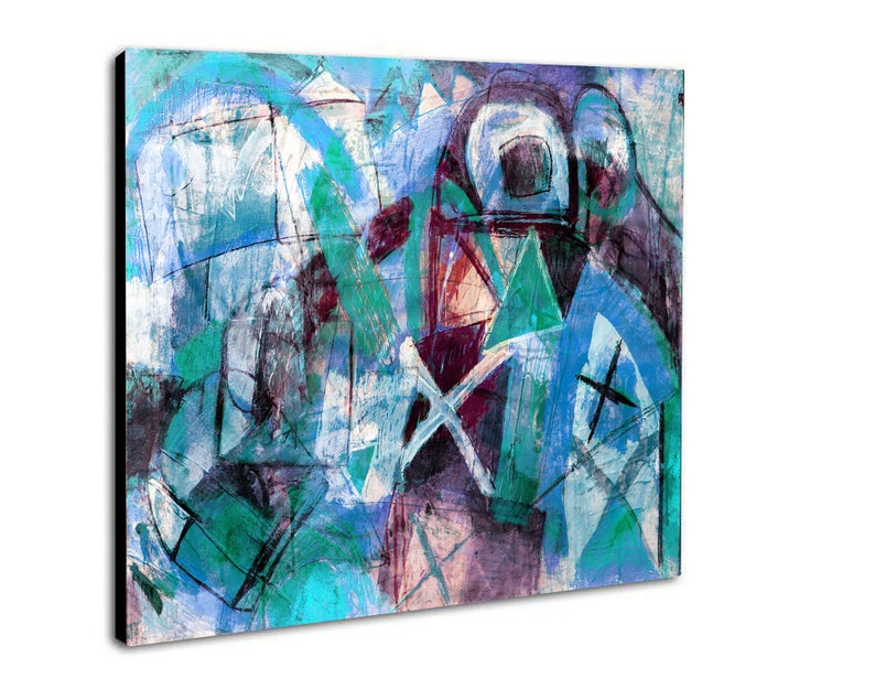 Original Abstract Graffiti Style Paintings On Canvas, Colorful Graffiti Fine Art, Urban Style Painting Textured Wall Art for Indie Room
