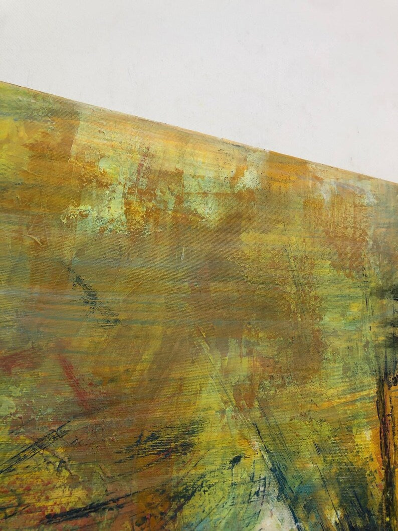 Extra Large Abstract Colorful Paintings On Canvas Modern Thick Painting, Textured Oil Painting, Original Wall Hanging Art for Indie Room