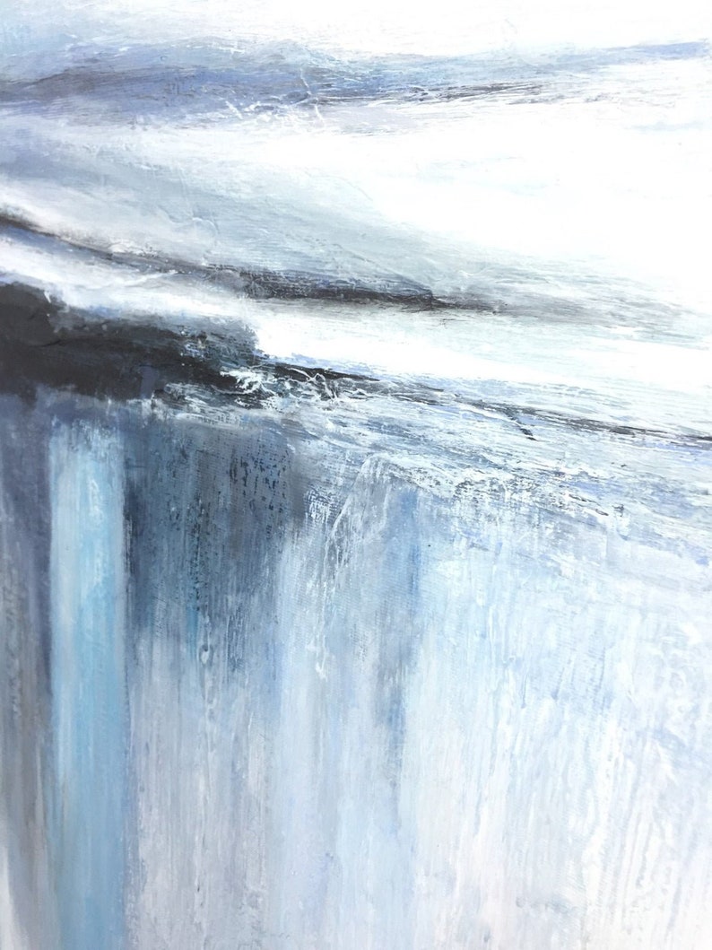 Original Aesthetic Oil Painting On Canvas Abstract Square Wall Hanging Artwork Modern Textured Wall Art Decor for Living Room