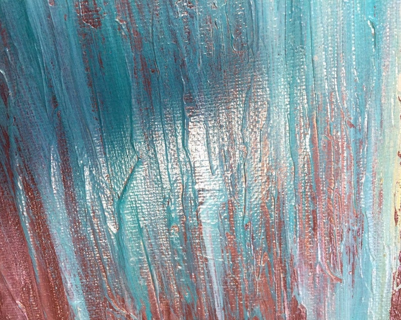 Large Abstract Blue Ocean Paintings On Canvas Seascape Art Acrylic Sunset Original Artwork Textured Oil Painting for Home Decor