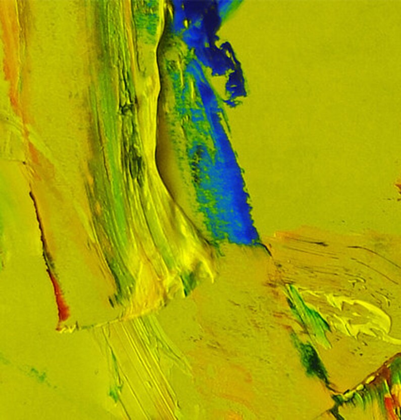 Original Abstract Green Paintings On Canvas Turquoise Artwork Modern Painting Expressionist Fine Art Handmade Artwork for Living Room Decor