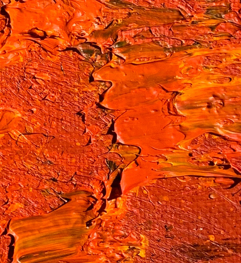 Large Abstract Diptych Red and Blue Wall Art Bright Wall Art Set of 2 Oil Painting Textured Wall Art Colors Art Living Room Decor Framed Art