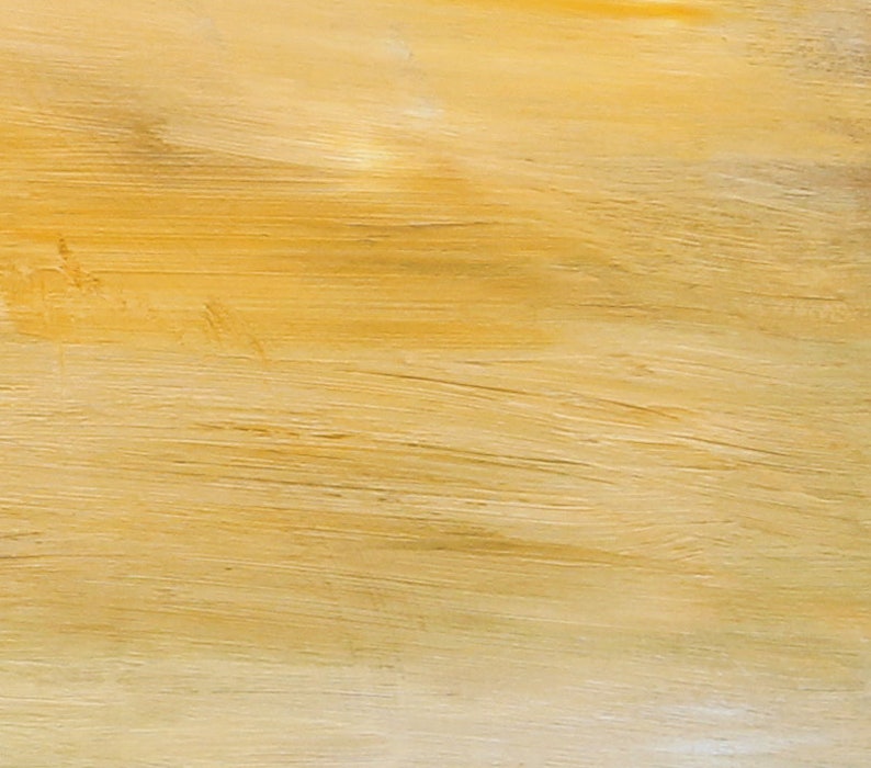 Sunset Wall Art Abstract Painting Coastal Decor Ocean Painting Seascape Art Blue Canvas Yellow Wall Art Living Room Art Large Abstract Art