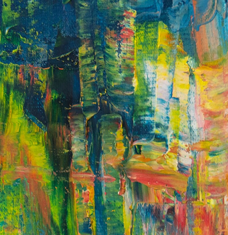 Colorful Abstract Paintings On Canvas Expressionist Artwork Eclectic style Captivating asterpiece Textured Luxury Painting Handmade Artwork