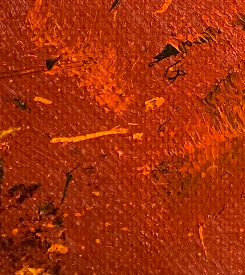 Large Abstract Diptych Red and Blue Wall Art Bright Wall Art Set of 2 Oil Painting Textured Wall Art Colors Art Living Room Decor Framed Art