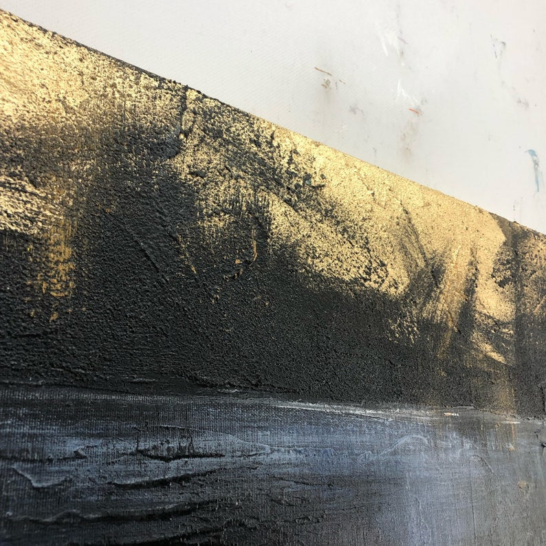 Moody Abstract Art with Dark Palette Abstract Textured Surfaces Painting Shadowy Forms Art Depth and Perception Art Emotion Art Wall Decor