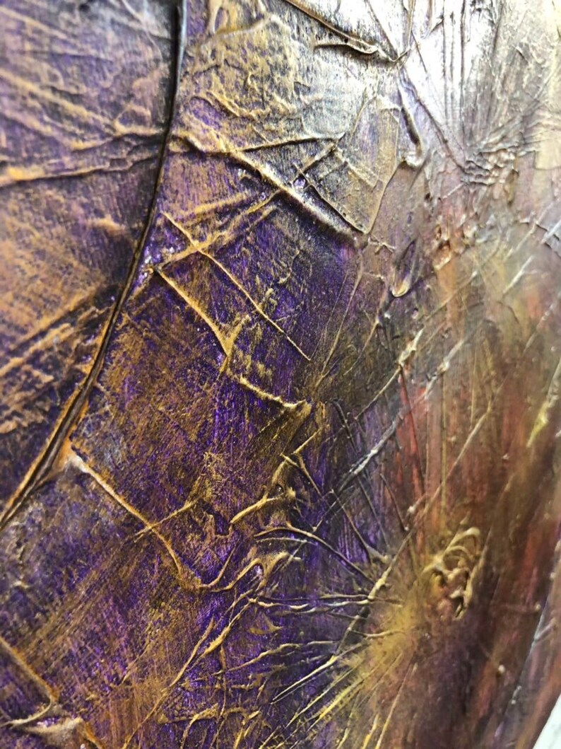 Abstrakt brunt lærredsmaleri beige vægkunst kraftig tekstureret kunstværk knivpaletmaleri monokrom vægkunst til søhusindretning