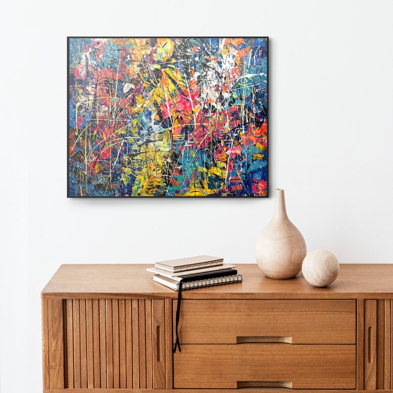 Painting on canvas original abstract