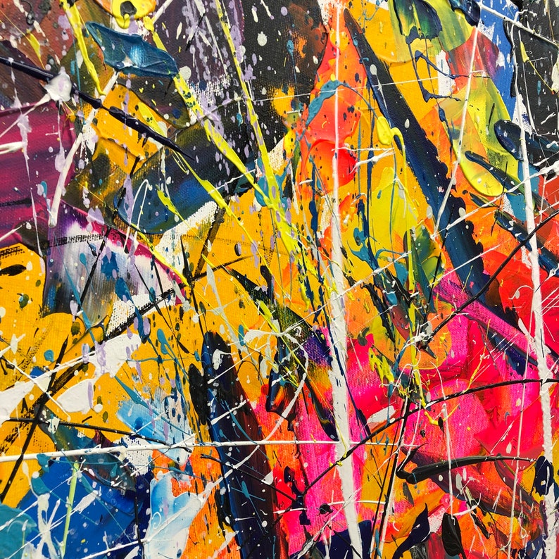 Painting on canvas original abstract