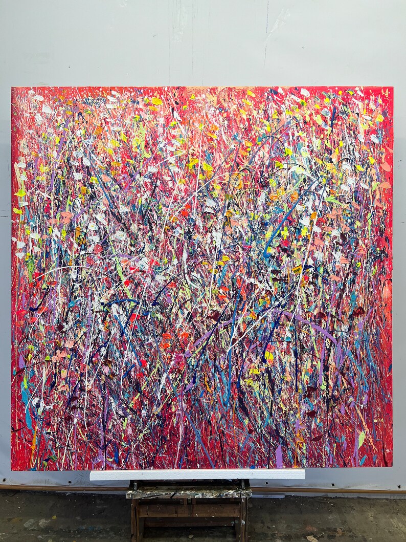 Original Abstract Painting, Large Wall Art, Home Decor, Office Wall Decor Handmade Painting for Contemporary, Bedroom Decor