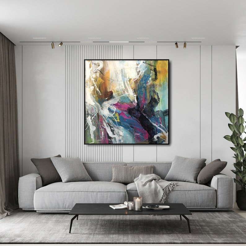 Abstract Artwork, Living Room Wall Art, Large Original Oil Painting On Canvas, Wall Art Home Decor, Abstract Extra Large Wall Art, Modern