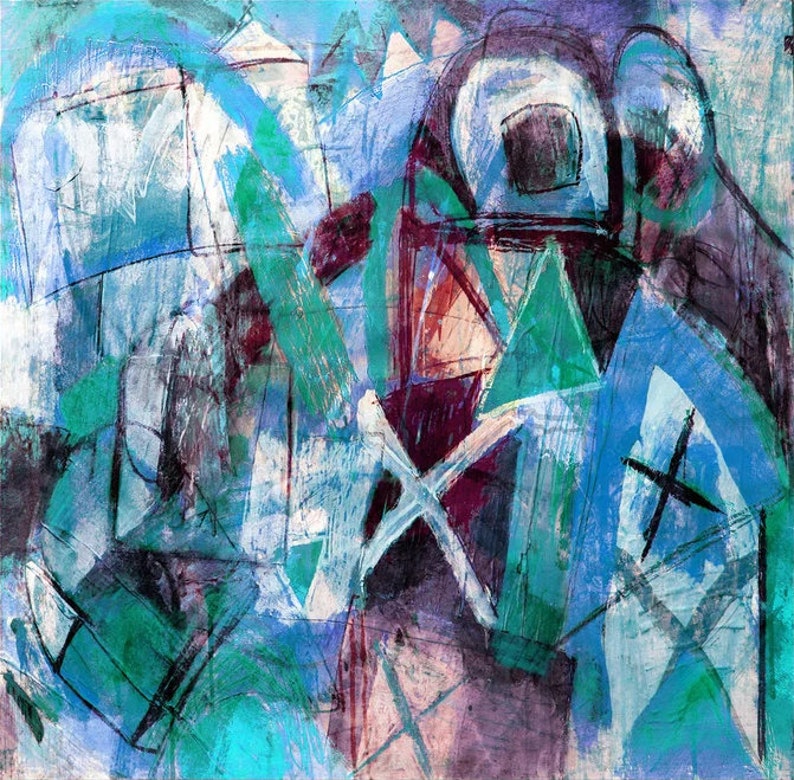 Original Abstract Graffiti Style Paintings On Canvas, Colorful Graffiti Fine Art, Urban Style Painting Textured Wall Art for Indie Room