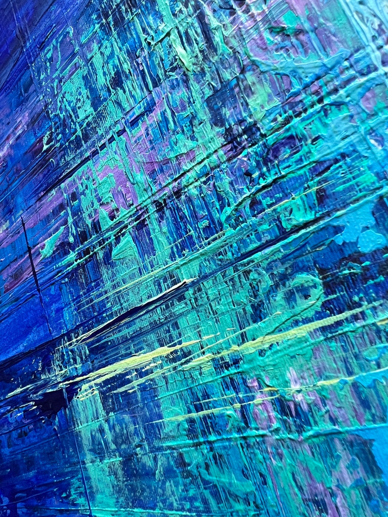 Abstract Painting Canvas Blue Wall Oil Painting Original Unique Abstract Painting Creative Painting On Canvas Acrylic Texture Painting